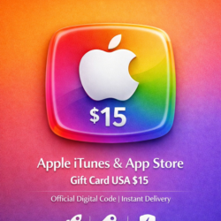 Подарочная карта Apple iTunes USA $15 | Цифровой код моментально