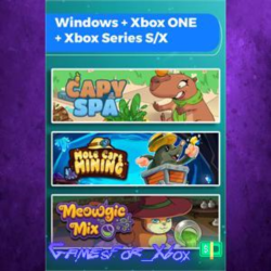 ☀️Capy Spa   Mole Cart Mining   Meowgic Mix Bundle XBOX