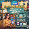 Canva PRO для учителей | 6 месяцев | Приглашение по электронной почте