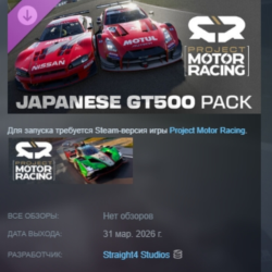 Project Motor Racing: Japanese GT500 Pack DLC АВТОДОСТАВКА STEAM РОССИЯ