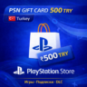 Play Station 500 TRY Подарочная карта