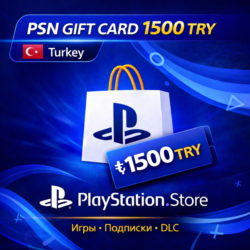 Play Station 1500 TRY Подарочная карта