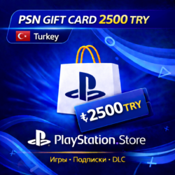 Play Station 2500 TRY Подарочная карта