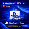 Play Station 3000 TRY Подарочная карта
