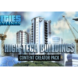 Cities: Skylines - Content Creator Pack: High-Tech Buildings (DLC) Steam Key GLOBAL