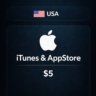 Подарочная карта Apple iTunes (USA) 5$