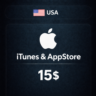 Подарочная карта Apple iTunes (USA) 15$