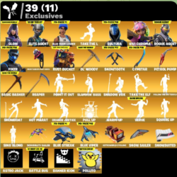 FN | Elite Agent, Glow, Rogue Agent,Take The L | 261 skins (45 paid) 750 VB