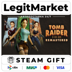 Tomb Raider I-III Remastered Starring Lara Croft / Steam АВТО / МИР
