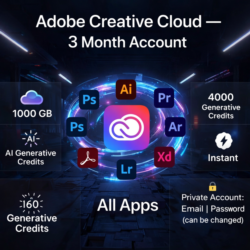Подписка Adobe Creative Cloud — Аккаунт на 1 месяца