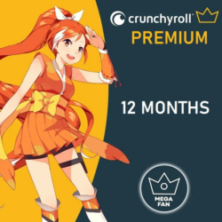 Crunchyroll Mega Fan — 12 месяцев (Обновите свой аккаунт)