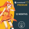 Crunchyroll Mega Fan — 12 месяцев (Обновите свой аккаунт)