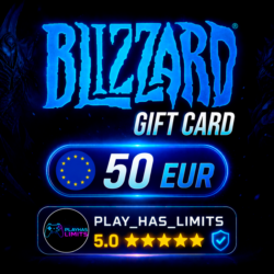 BLIZZARD GIFT CARD 50 EURO | Европа