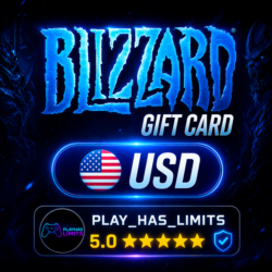BLIZZARD GIFT CARD 5/10/20/50 USD | США