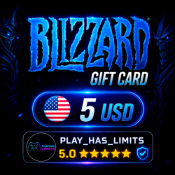 BLIZZARD GIFT CARD 5 USD | США