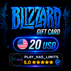 BLIZZARD GIFT CARD 20 USD | США