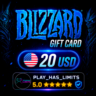BLIZZARD GIFT CARD 20 USD | США