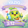 Подписка Yazio Pro на ваш аккаунт | 3/12 месяцев | Быстрая активация