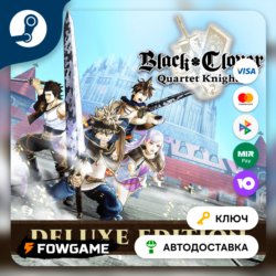 🔵 Black Clover: Quartet Knights - Deluxe Edition (РУ СНГ) 🔑КЛЮЧ STEAM