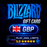 BLIZZARD GIFT CARD 15/40/100 GBP | Великобритания