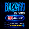 BLIZZARD GIFT CARD 40 GBP | Великобритания