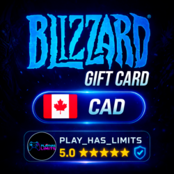 BLIZZARD GIFT CARD 30/60/100 CAD | Канада