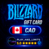 BLIZZARD GIFT CARD 30/60/100 CAD | Канада