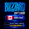 BLIZZARD GIFT CARD 100 CAD | Канада