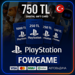 PSN карта пополнения | Турция | 750 TRY | АВТО ВЫДАЧА