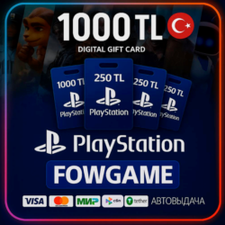 PSN карта пополнения | Турция | 1000 TRY | АВТО ВЫДАЧА