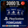 PSN карта пополнения | Турция | 3000 TRY | АВТО ВЫДАЧА