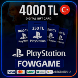 PSN карта пополнения | Турция | 4000 TRY | АВТО ВЫДАЧА