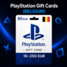 PlayStation Gift Cards Бельгия (BE) 10–250 EUR | Коды пополнения PSN