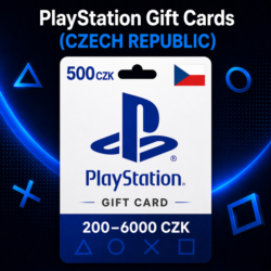 PlayStation Gift Cards Чехия (CZ) 200–6000 CZK | Коды пополнения PSN