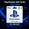 PlayStation Gift Cards Ирландия (IE) 10–250 EUR | Коды пополнения PSN