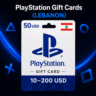 PlayStation Gift Cards Ливан (LB) 10–200 USD | Коды пополнения PSN