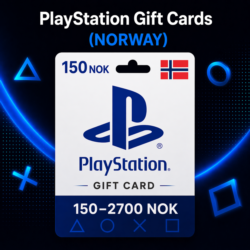 PlayStation Gift Cards Норвегия (NO) 150–2700 NOK | Коды пополнения PSN