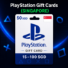 PlayStation Gift Cards Сингапур (SG) 15–100 SGD | Коды пополнения PSN