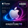 Подарочная карта Apple iTunes 500 USA