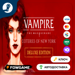 🔵 Vampire: The Masquerade - Coteries of New York Deluxe Editio (РУ СНГ) 🔑КЛЮЧ STEAM