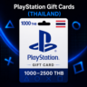 PlayStation Gift Cards Таиланд (TH) 1000–2500 THB | Коды пополнения PSN