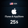Подарочная карта Apple iTunes (USA) 25$