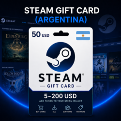 Steam Gift Card (Аргентина) 5–200 USD | Код пополнения Steam