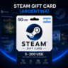 Steam Gift Card (Аргентина) 5–200 USD | Код пополнения Steam