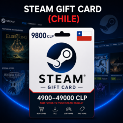 Steam Gift Card (Чили) 4900–49000 CLP | Код пополнения Steam