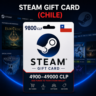 Steam Gift Card (Чили) 4900–49000 CLP | Код пополнения Steam