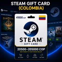 Steam Gift Card (Колумбия) 20500–205000 COP | Код пополнения Steam