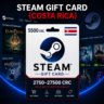 Steam Gift Card (Коста-Рика) 2750–27500 CRC | Код пополнения Steam