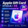 Apple Gift Card (США) 3$ | Цифровой код | Мгновенная доставка