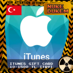 ТУРЦИЯ    Карта пополнения Apple iTunes 10-1500 TL